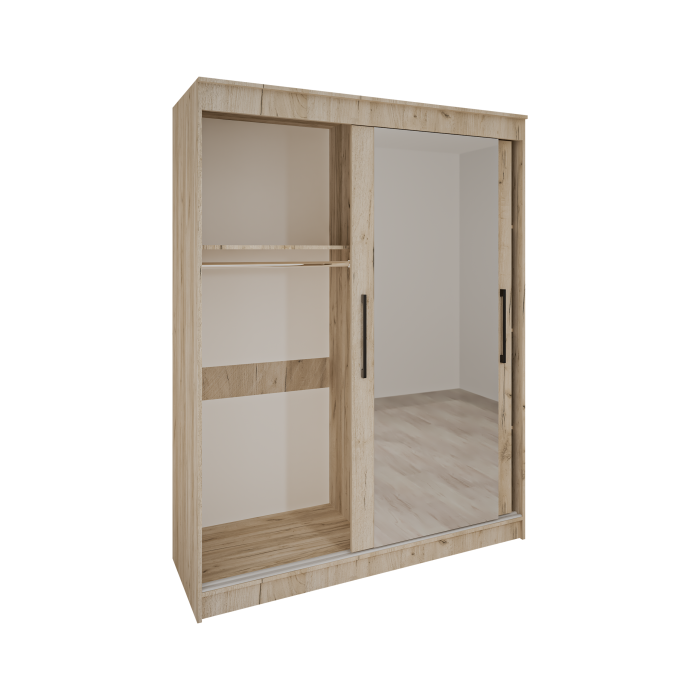 Dulap UC MP2, 150x60x200cm, Stejar K002