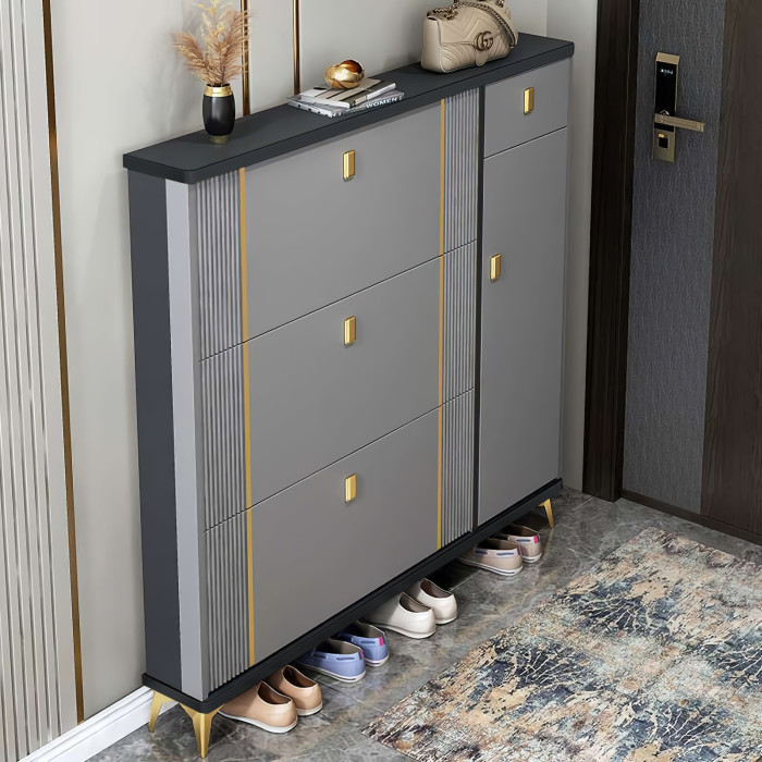 Pantofar 113-602 MDF Grey, 100x24x118cm