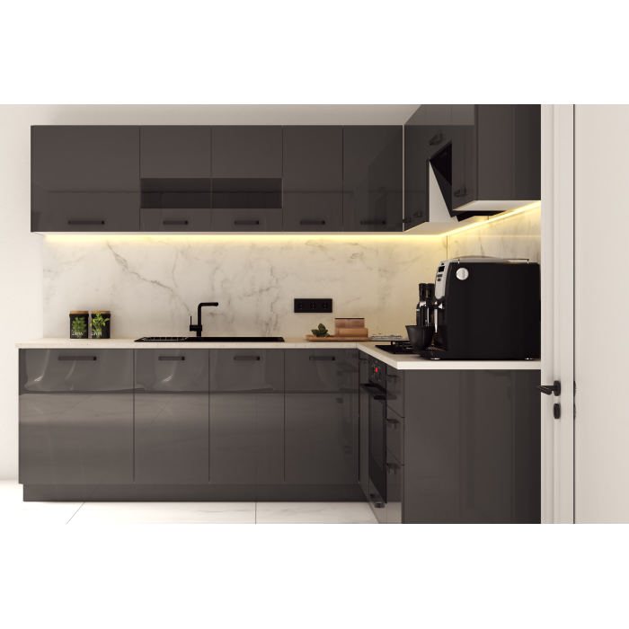 Bucatarie Daria colt V2, Antracit