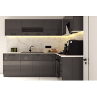 Bucatarie Daria colt V2, Antracit