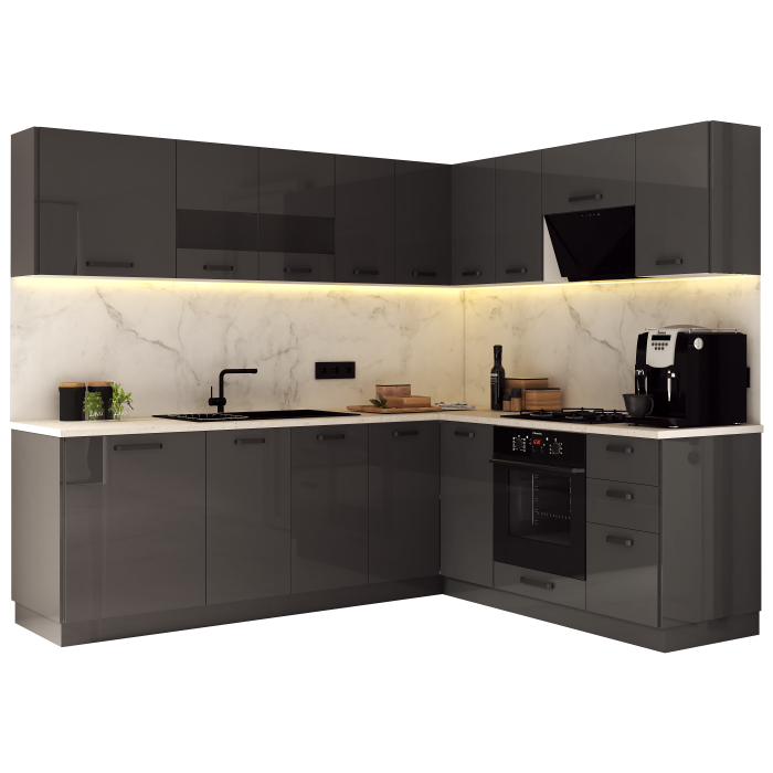 Bucatarie Daria colt V2, Antracit