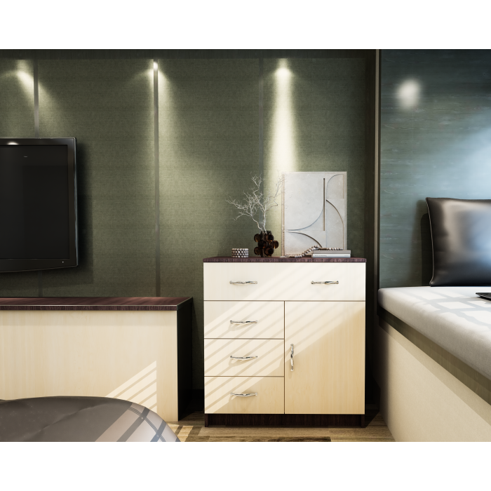 Comoda 1-3-1 RO, 80x40x86cm