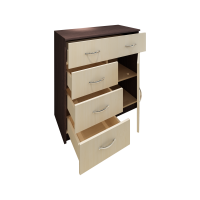Comoda 1-3-1 RO, 80x40x86cm