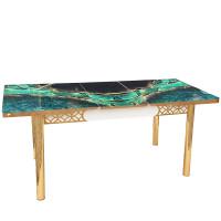 SET MASA 6 SCAUNE ALTIN 1