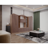 Living Nicole 316x51x224cm Sonoma+Fino Bronze