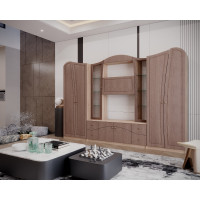 Living Nicole 316x51x224cm Sonoma+Fino Bronze
