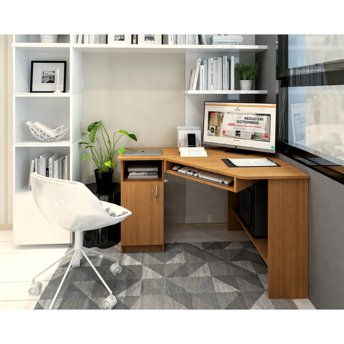 Birou pe Colt SU14, 90x120x75cm