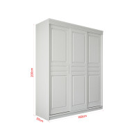 Dressing BD05 Alb, 160x55x200cm