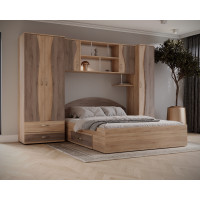 Set Dormitor Tineret cu D2, 262x51x200cm