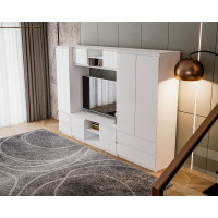 Living Chelsea, 270x51x190cm, alb acril