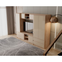 Living Chelsea, 270x51x190cm, Cappuccino