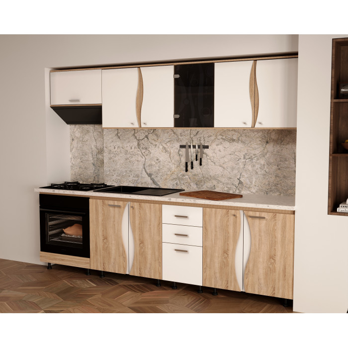 Bucatarie CIP3S - C2, 260x60x200cm