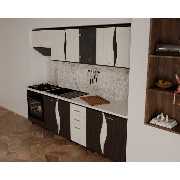 Bucatarie CIP3S - C2, 260x60x200cm
