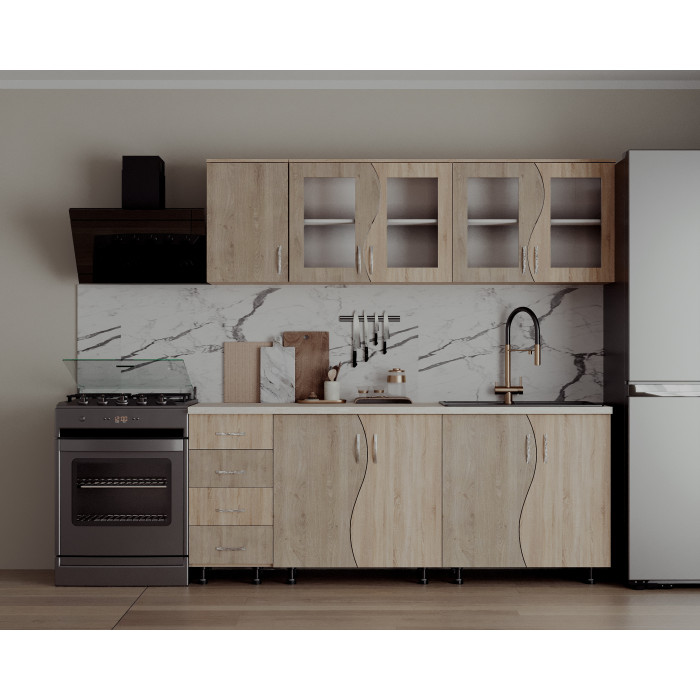 Bucatarie CIP S 2M, 200x60x200cm