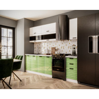 Bucatarie  TEHNO-3 MDF 2.0m, verde lucios