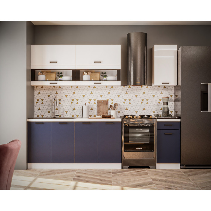 Bucatarie Tehno New MDF 2.0M, 200x60x200cm