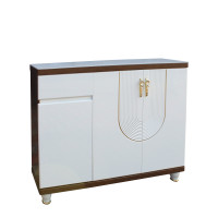 Pantofar MDF Linea, Crem deschis, 120x33x99 cm