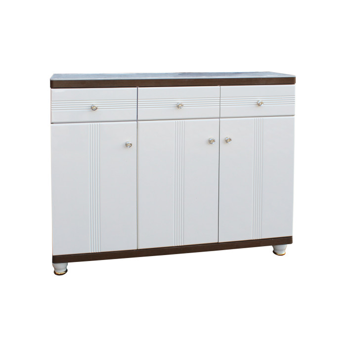 Pantofar MDF Vela, Crem deschis, 120x33x100 cm