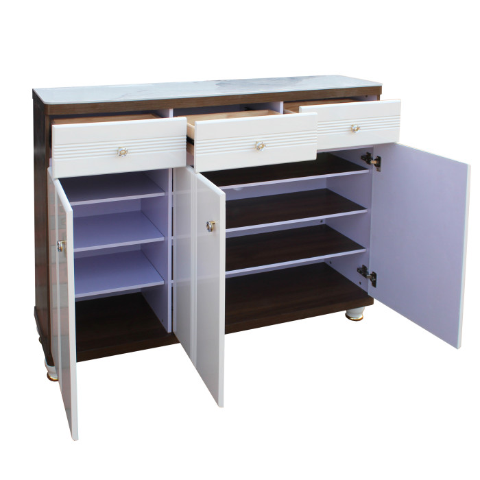 Pantofar MDF Vela, Crem deschis, 120x33x100 cm