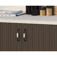 BUCATARIE CORA RIFLAJ  MDF 2,6M