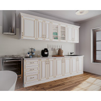Bucatarie Imperia MS Alb, 260x60 210cm, MDF