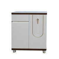 Pantofar MDF Linea, Crem deschis, 80x33x99 cm