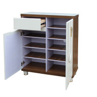 Pantofar MDF Linea, Crem deschis, 80x33x99 cm