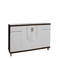 Pantofar MDF Linea, Crem deschis,160x33x99 cm