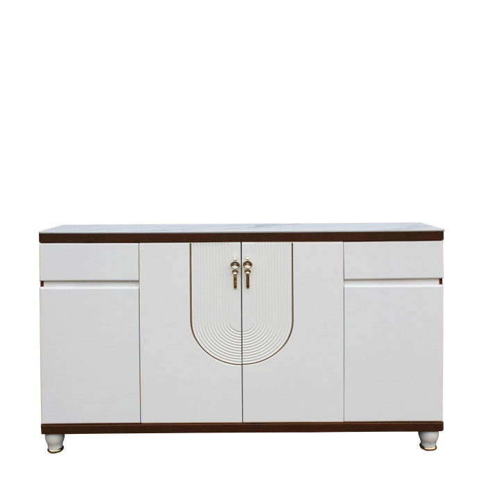 Pantofar MDF Linea, Crem deschis,160x33x99 cm