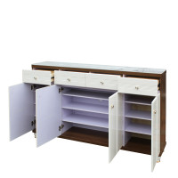 Pantofar MDF Vela, Crem deschis, 160x33x100 cm