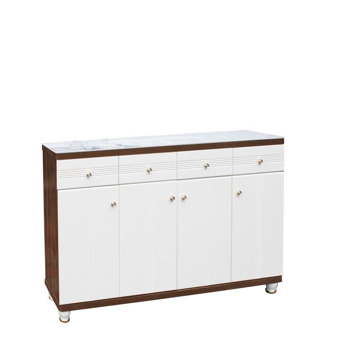 Pantofar MDF Vela, Crem deschis, 160x33x100 cm