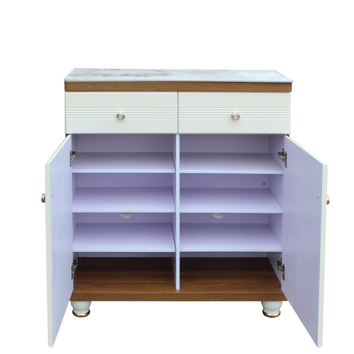 Pantofar MDF Vela, Crem deschis, 80x33x100 cm