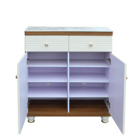 Pantofar MDF Vela, Crem deschis, 80x33x100 cm