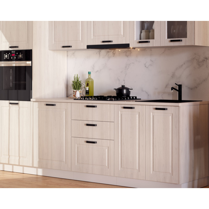 Bucatarie ATHENA 2.66 MDF, 266x223x60cm
