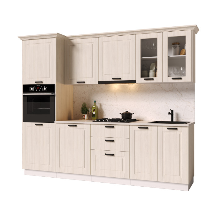 Bucatarie ATHENA 2.66 MDF, 266x223x60cm
