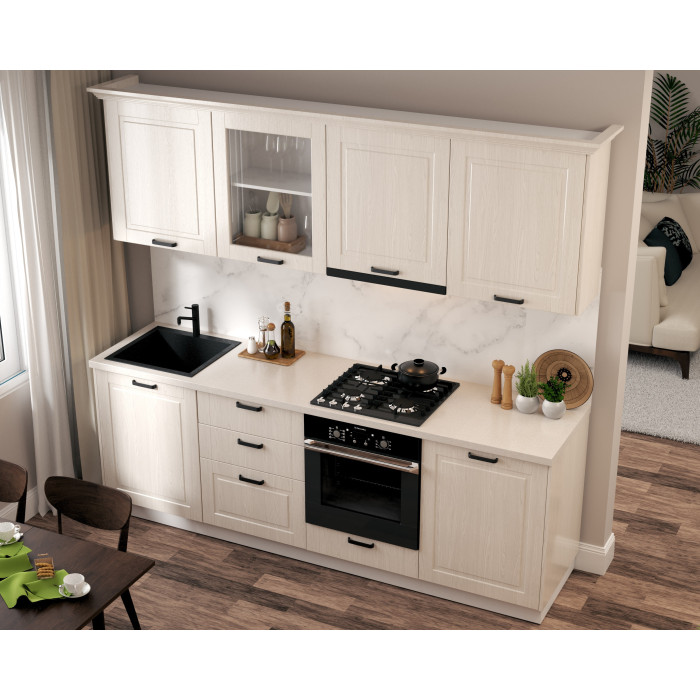 Bucatarie ATHENA 2.44 MDF, 244x223x60cm