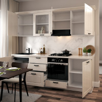 Bucatarie ATHENA 2.44 MDF, 244x223x60cm