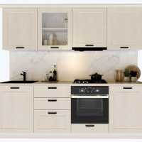 Bucatarie ATHENA 2.44 MDF, 244x223x60cm