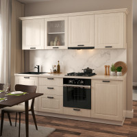 Bucatarie ATHENA 2.44 MDF, 244x223x60cm
