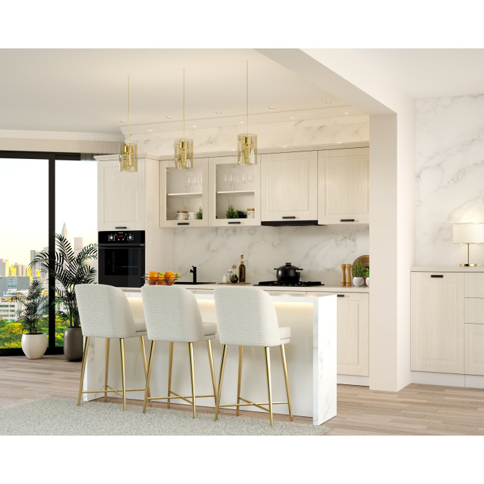 Bucatarie ATHENA 3.03 MDF, 303x223x60cm