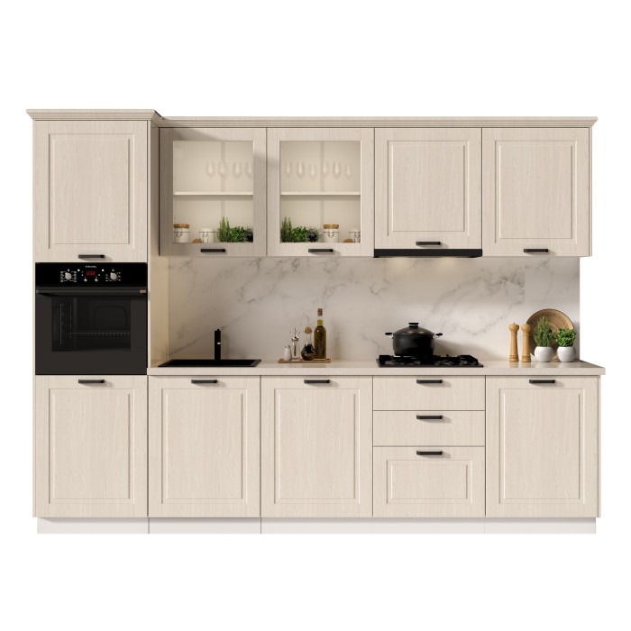 Bucatarie ATHENA 3.03 MDF, 303x223x60cm