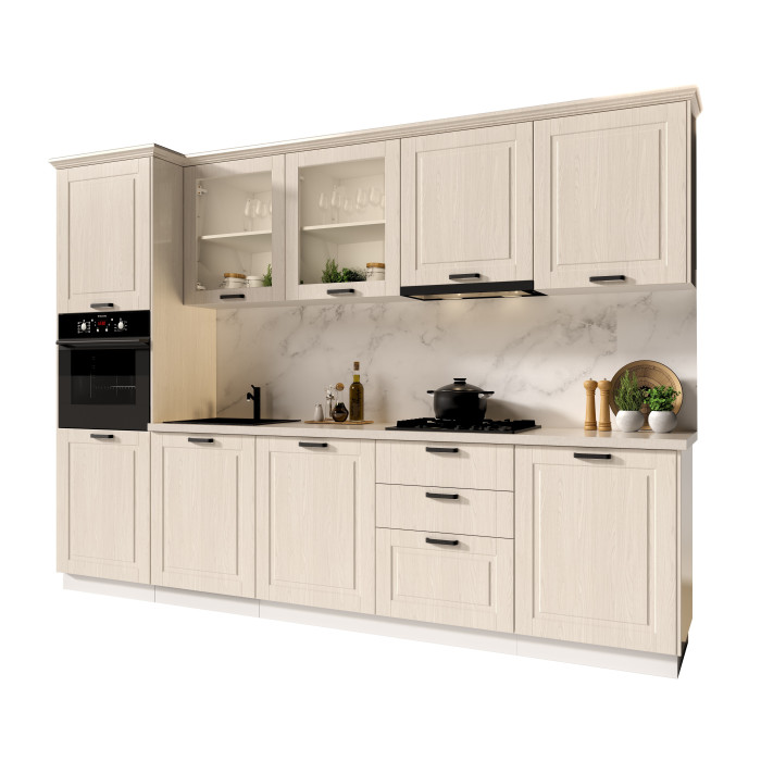 Bucatarie ATHENA 3.03 MDF, 303x223x60cm