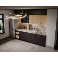 Bucatarie Venus ro 2.6M, 260x60x200cm