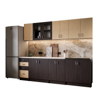 Bucatarie Venus ro 2.6M, 260x60x200cm