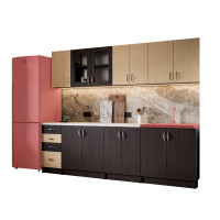 Bucatarie Venus ro 2.6M, 260x60x200cm