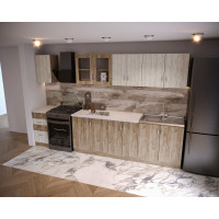 Bucatarie Venus ro 2.6M, 260x60x200cm