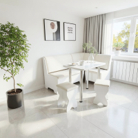 Set coltar bucatarie Tunis ,cu masa si 2 tabureti