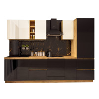 Bucatarie Chelsea 3m, 300x60x215 cm