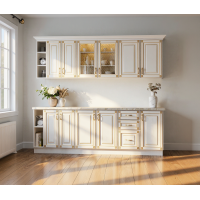 Bucatarie Imperia MS Alb, 240x60 210cm, MDF
