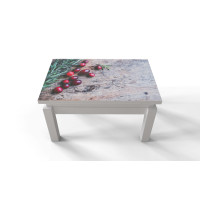 Masa transformer Butterfly print 4, 120x90x74 cm, alb